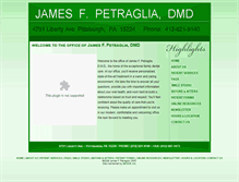 Tablet Screenshot of petragliadmd.com